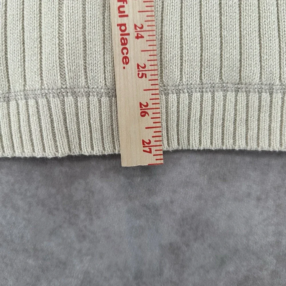 Polo Jeans Co Sweater Ralph Lauren MFG Mens XL Standard Issue Knit Ribbed White